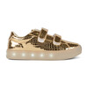 St. Laurent Sneaker, Gold Croc - Sneakers - 1 - thumbnail