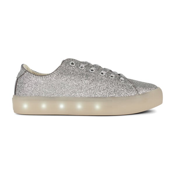 St. Laurent Sneaker, Glitter Silver