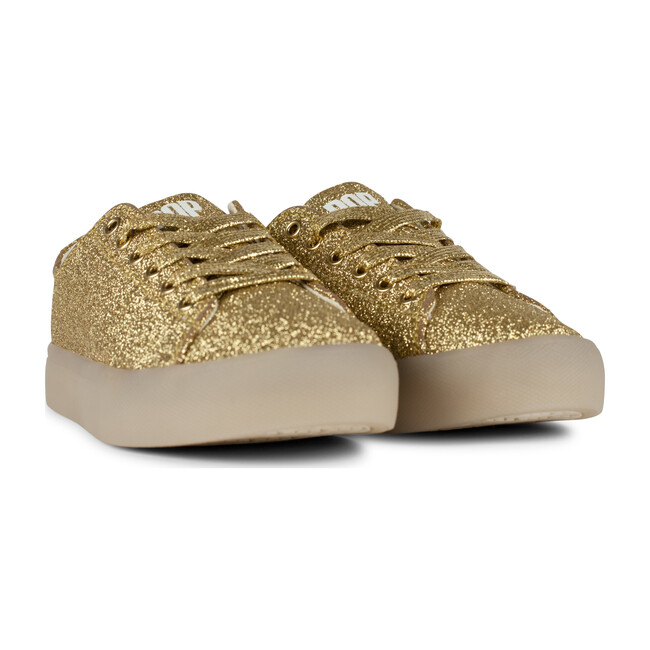 St. Laurent Sneaker, Glitter Gold - Sneakers - 3