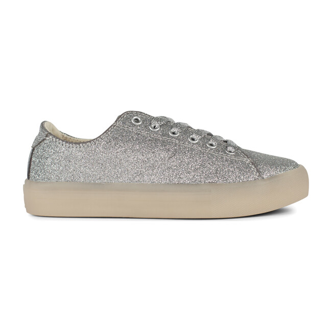 St. Laurent Sneaker, Glitter Silver - Sneakers - 2