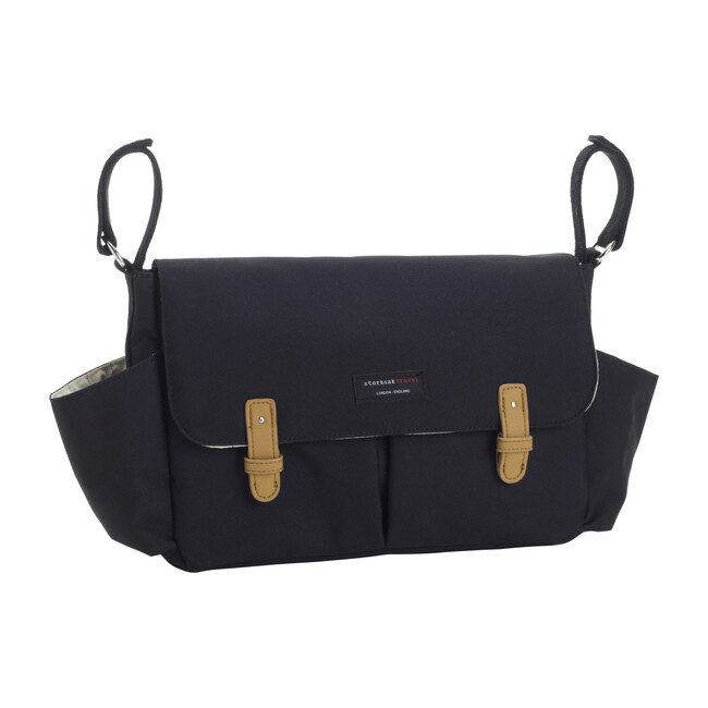 Travel Stroller Organizer, Black - Diaper Bags - 1