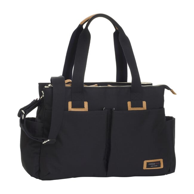 Shoulder Bag, Black - Diaper Bags - 1