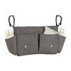 Travel Stroller Organizer, Grey - Diaper Bags - 3
