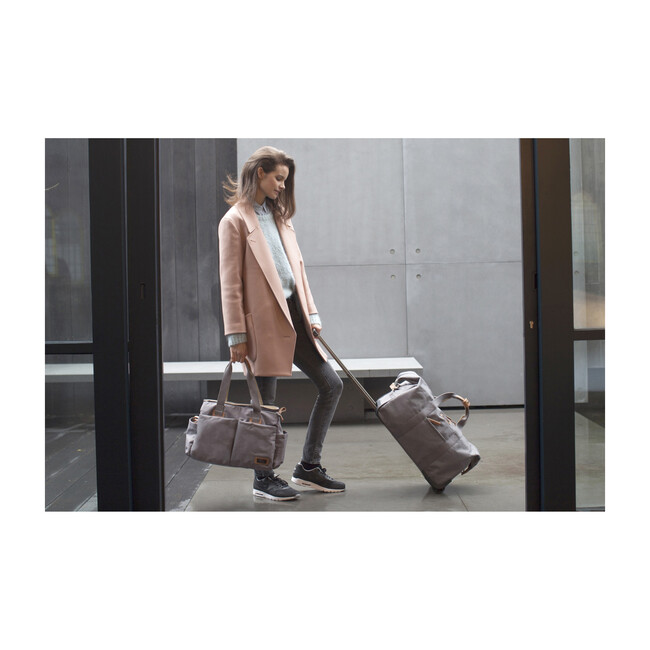 Shoulder Bag, Grey - Diaper Bags - 2