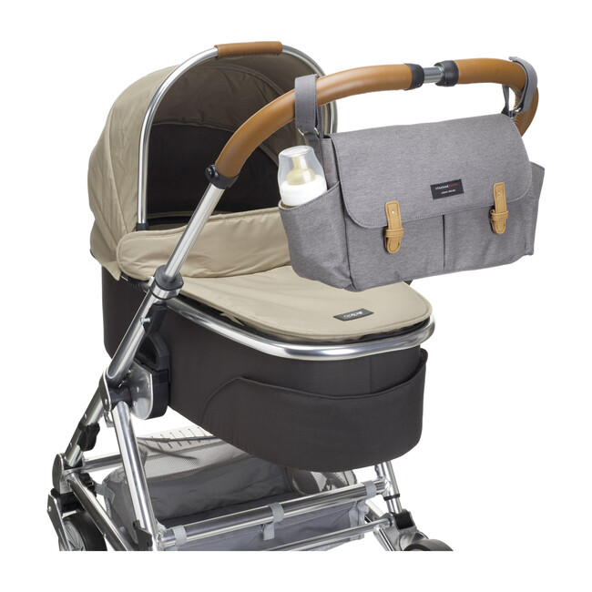 Travel Stroller Organizer, Grey - Diaper Bags - 6
