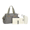 Shoulder Bag, Grey - Diaper Bags - 3