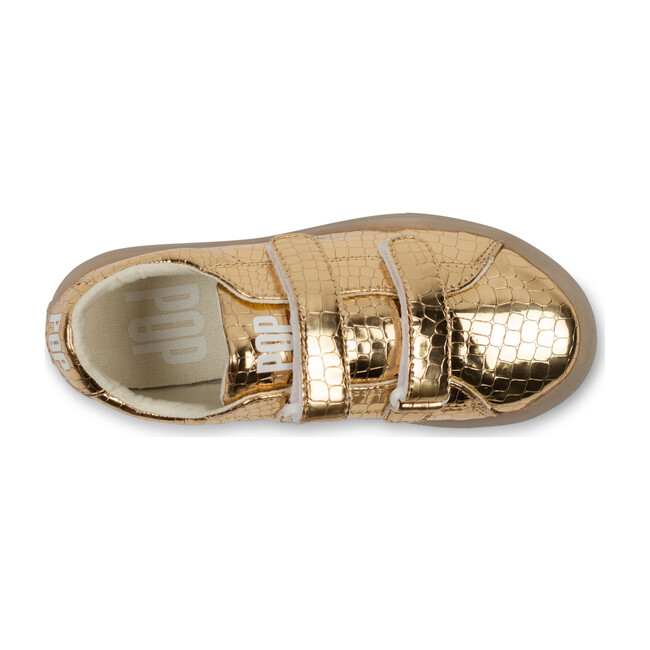 St. Laurent Sneaker, Gold Croc - Sneakers - 5