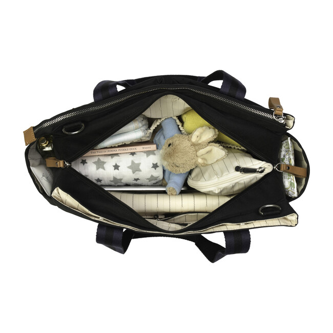 Shoulder Bag, Black - Diaper Bags - 5
