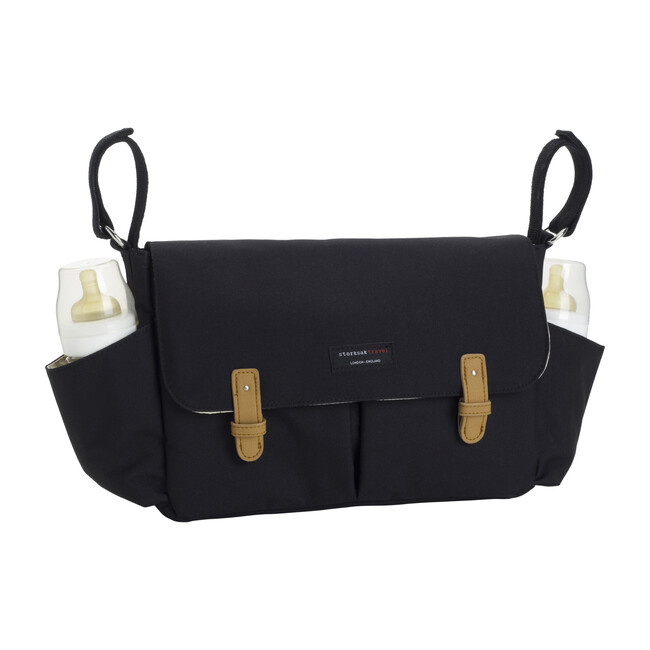 Travel Stroller Organizer, Black - Diaper Bags - 6
