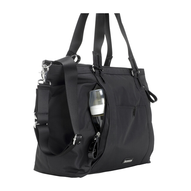 Cleo Diaper Bag, Black - Diaper Bags - 4