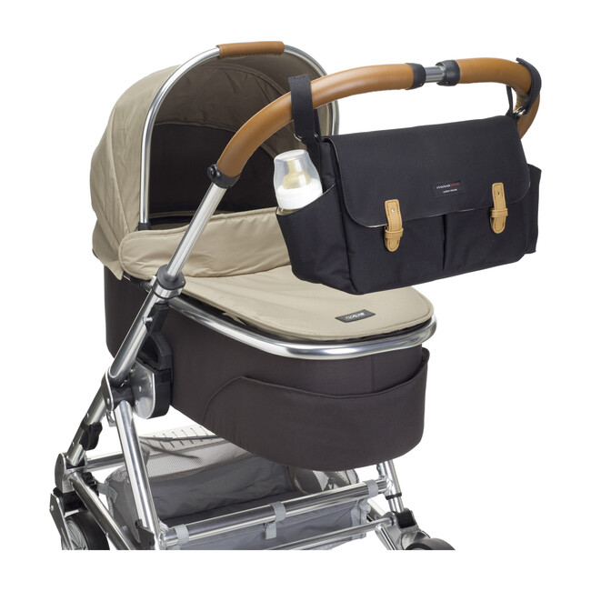 Travel Stroller Organizer, Black - Diaper Bags - 7