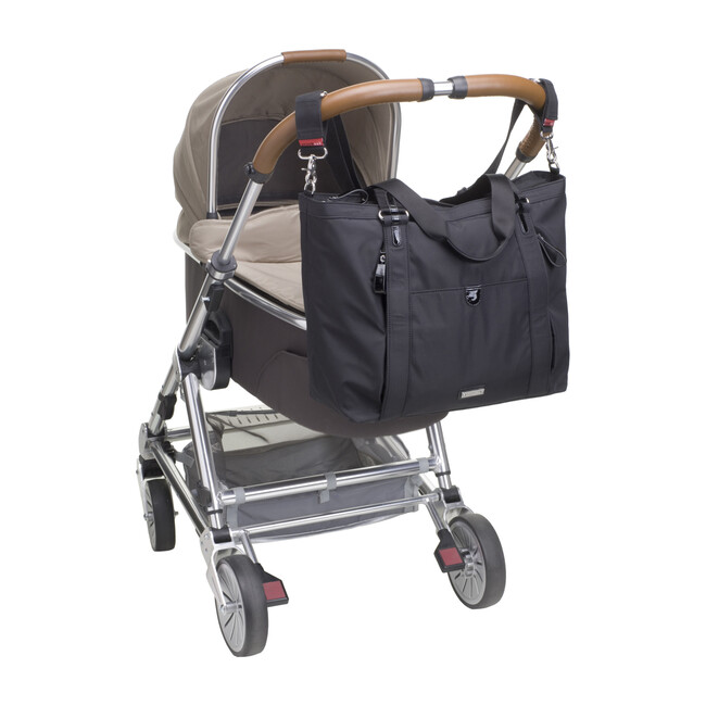 Cleo Diaper Bag, Black - Diaper Bags - 8