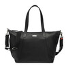 Noa Leather Diaper Bag, Black - Diaper Bags - 1 - thumbnail