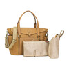 Emma Leather Diaper Bag, Tan - Diaper Bags - 3