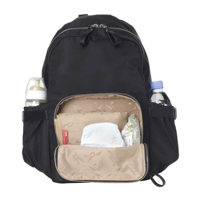 Hero Nylon Diaper Bag, Black - Diaper Bags - 6