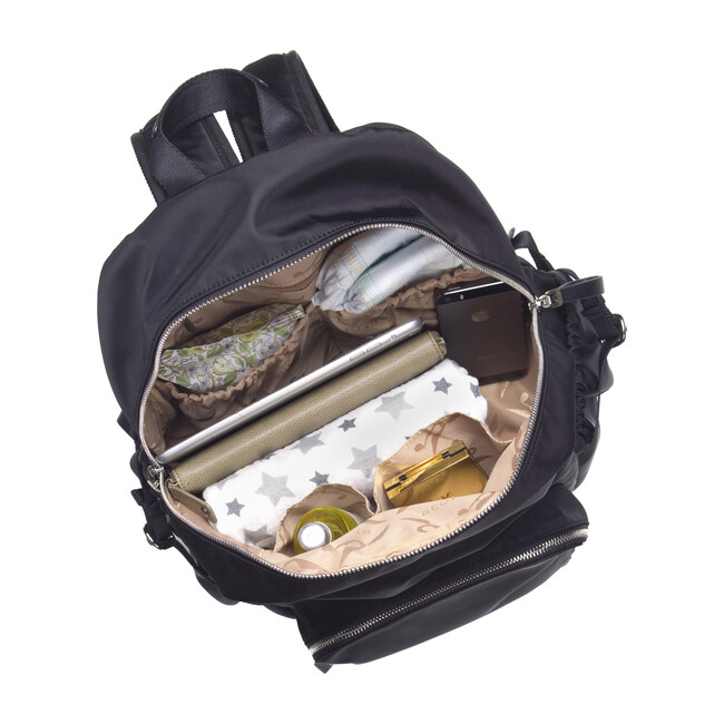 Hero Nylon Diaper Bag, Black - Diaper Bags - 8