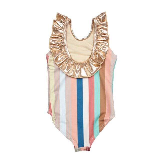 Princess Diana Suit, Multi Vintage Stripe - One Pieces - 2