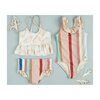 Princess Diana Suit, Multi Vintage Stripe - One Pieces - 4