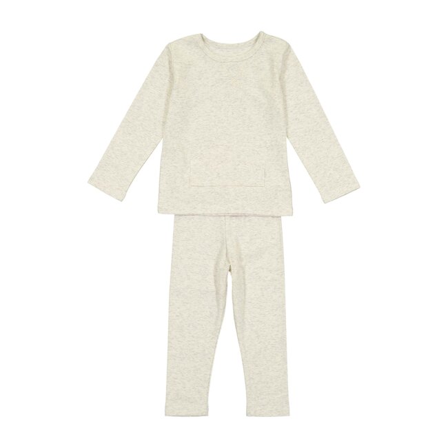 Sporty Set, Oatmeal - Loungewear - 1