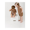 Linen Girl Set, Biscuit Stripe - Loungewear - 2