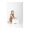 Linen Girl Set, Biscuit Stripe - Loungewear - 3