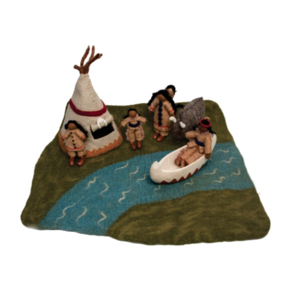 Native American Village Set - Dolls - 1