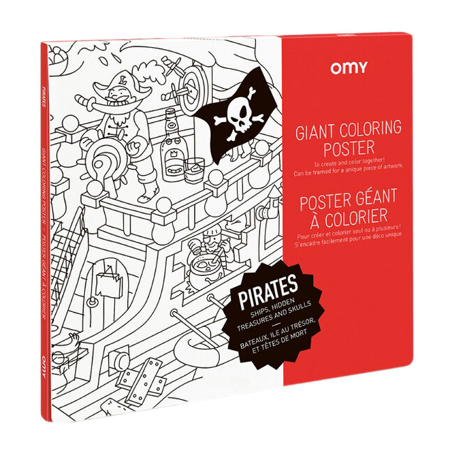 Pirates Giant Coloring Poster - Arts & Crafts - 1