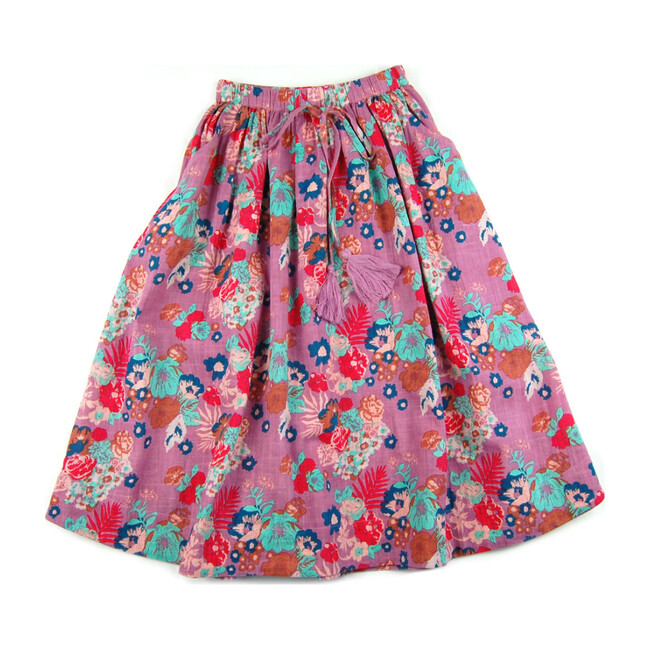 Organic Agnes Maxi Skirt, Amapola - Lulaland Skirts | Maisonette