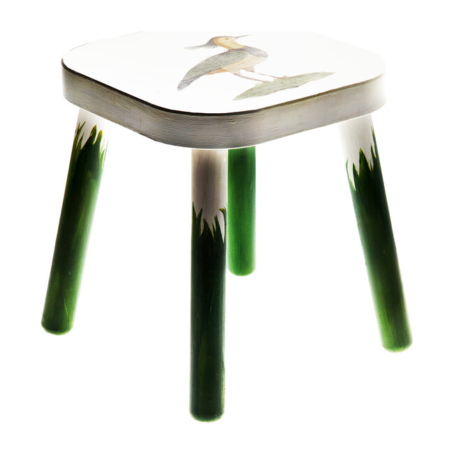 Handpainted Wooden Stool, Lapwing Lilly - Kids Seating - 1