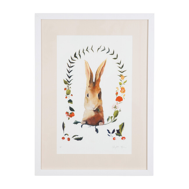 Audrey the Bunny Framed Print, Limited Edition