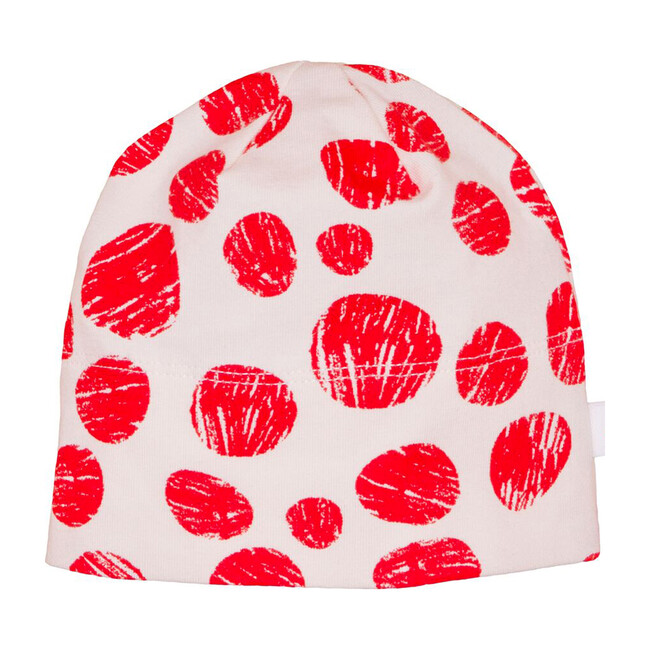 Baby Beanie, Red Dots - Hats - 1