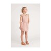 Millie Overall Dress, Blush Pink Twill - Play Dresses - 4