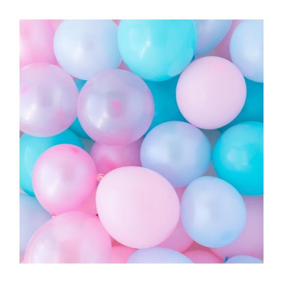 Mini Balloons, Cotton Candy - Decorations - 2
