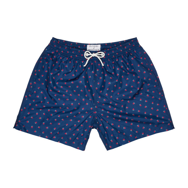 Bodi Men's Swim Trunk, Strawberry Print - Plumebleu Papa & Mini ...