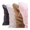 Rabbit Faux Fur Storage Floof, Slate - Decorative Pillows - 5