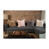 Rabbit Faux Fur Storage Floof, Slate - Decorative Pillows - 6