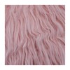 Himalaya Faux Fur Storage Pouf, Dusty Blush