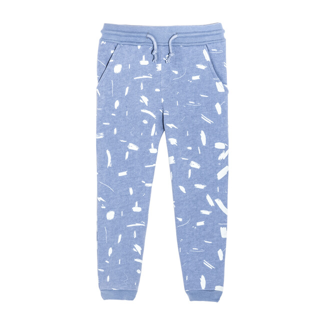 Joggers, Blue Doodle - Sweatpants - 1