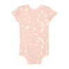 Short Sleeve Onesie, Pink Doodle - Onesies - 2