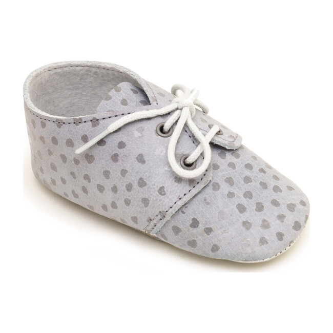Lou Shoe, Grey Silver Hearts