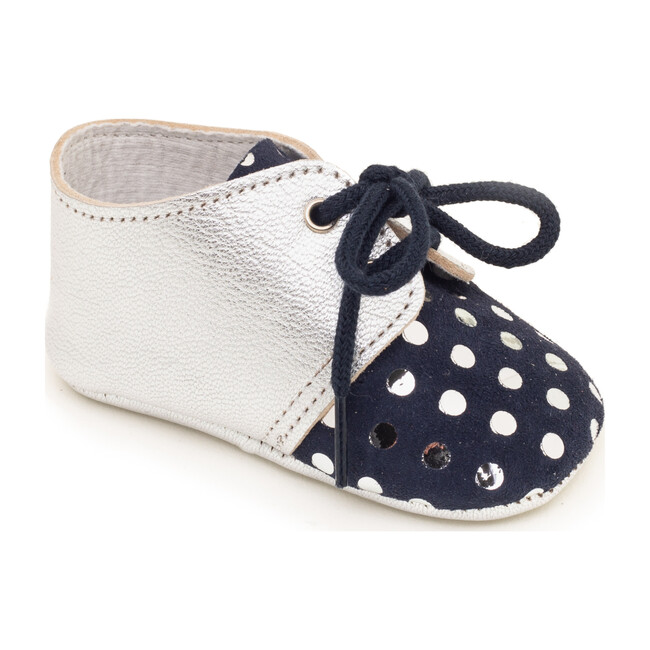 Lou Marine Shoe, Silver Dots