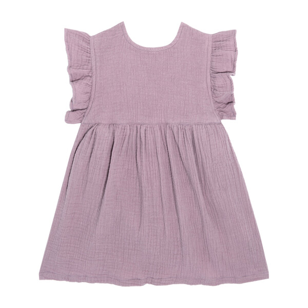 Louise Ruffle Baby Dress, Lavender Muslin - What's New Trending ...