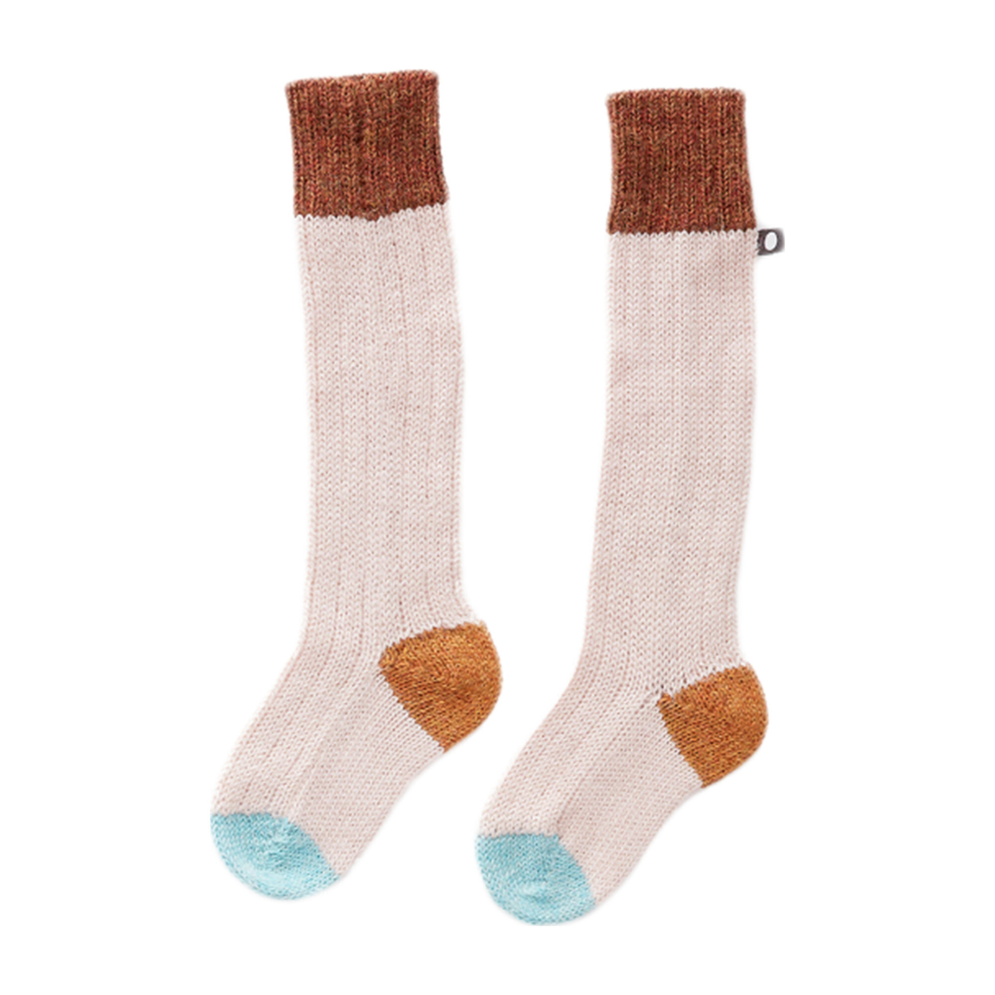 Multicolored Pink Long Socks - Tights - 1