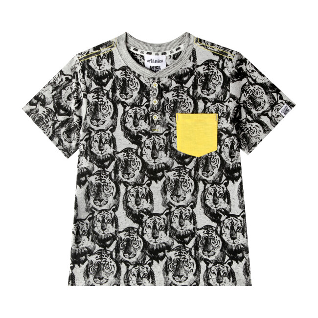 Animal Planet Mini Riley Henley, Tiger Mania - Tees - 1