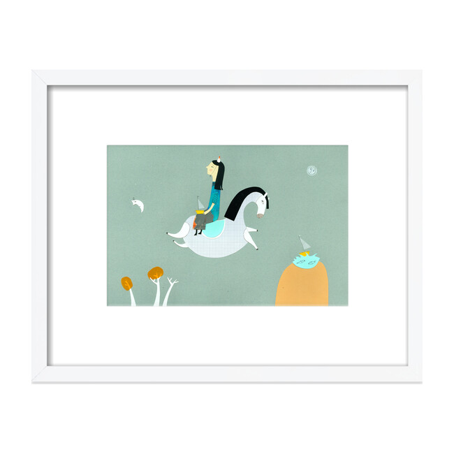 Horse Flight by Jenny Meilihove, 19" x 15" - Art - 1