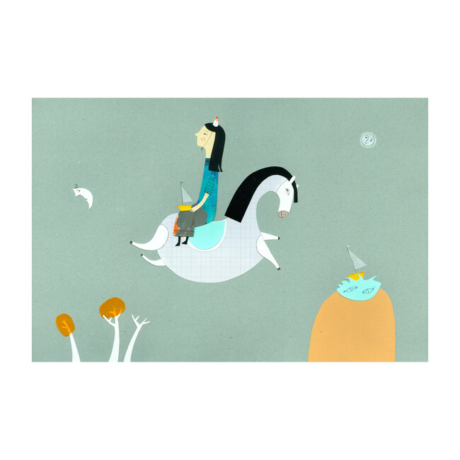 Horse Flight by Jenny Meilihove, 19" x 15" - Art - 2