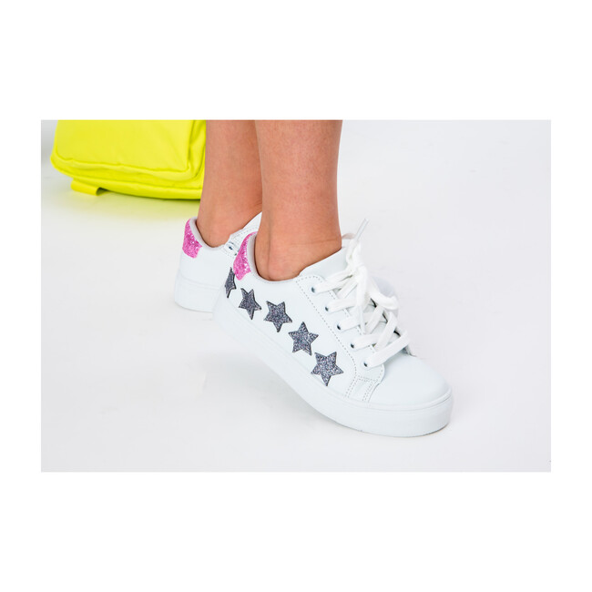Lily Starry Sneaker, White - Sneakers - 4