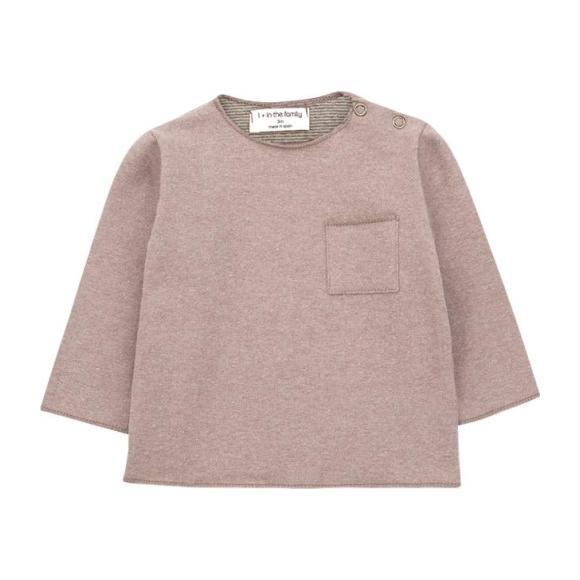 Oriol Long Sleeved T-Shirt, Rose Pink - Tees - 1