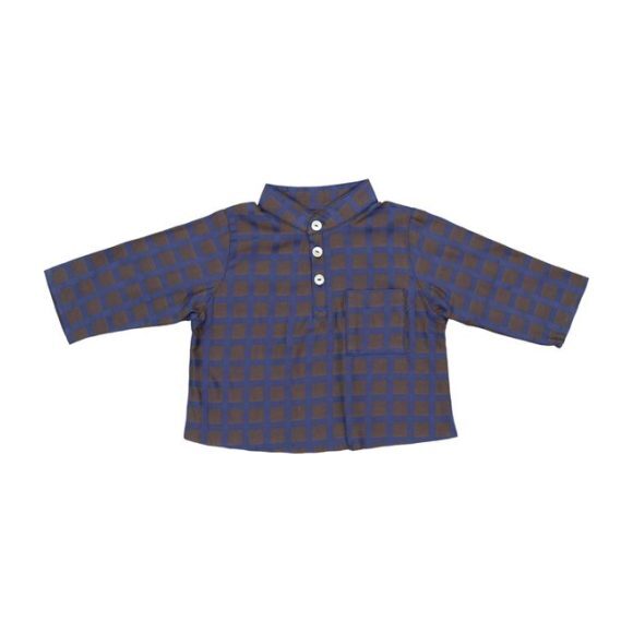 Tunisian Shirt, Royal Check - Shirts - 1