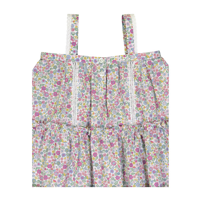 Eugenie Dress, Fuschia Flowers - Dresses - 2